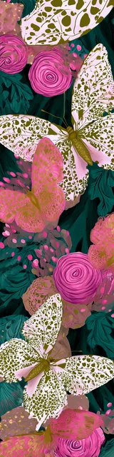 Free butterfly bookmarks of white butterflies